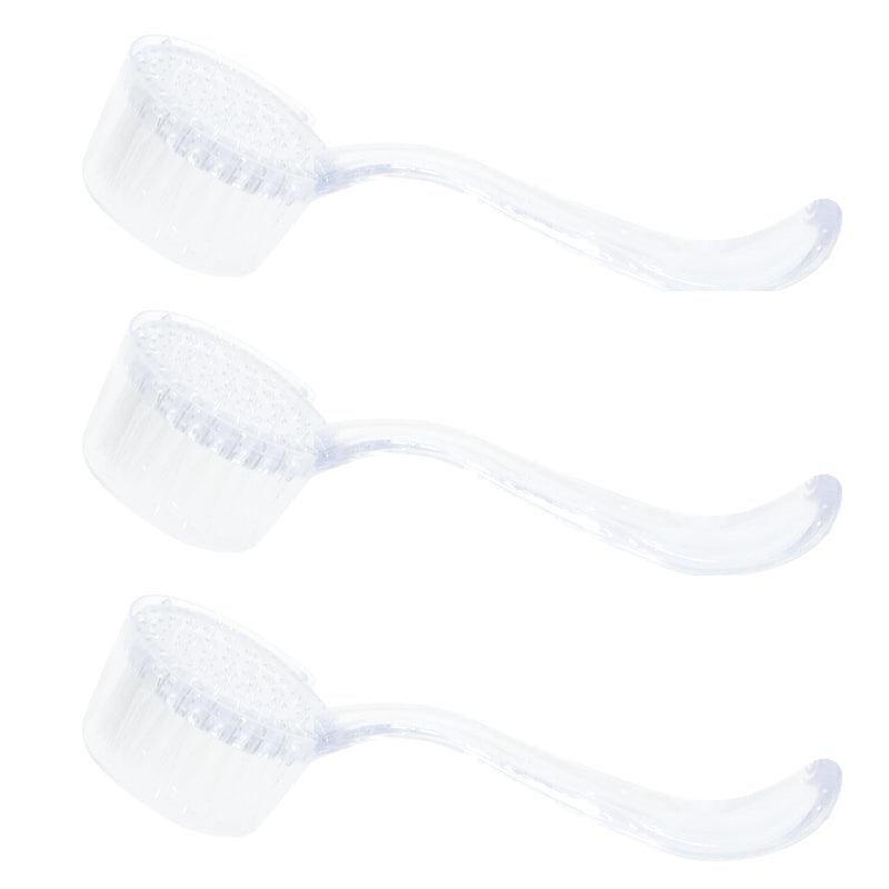 3 Pck Hamster Bath Brush Massage Combs, Reptile Cleaning Supplie for Hedgehog Turtle white - PawsPlanet Australia