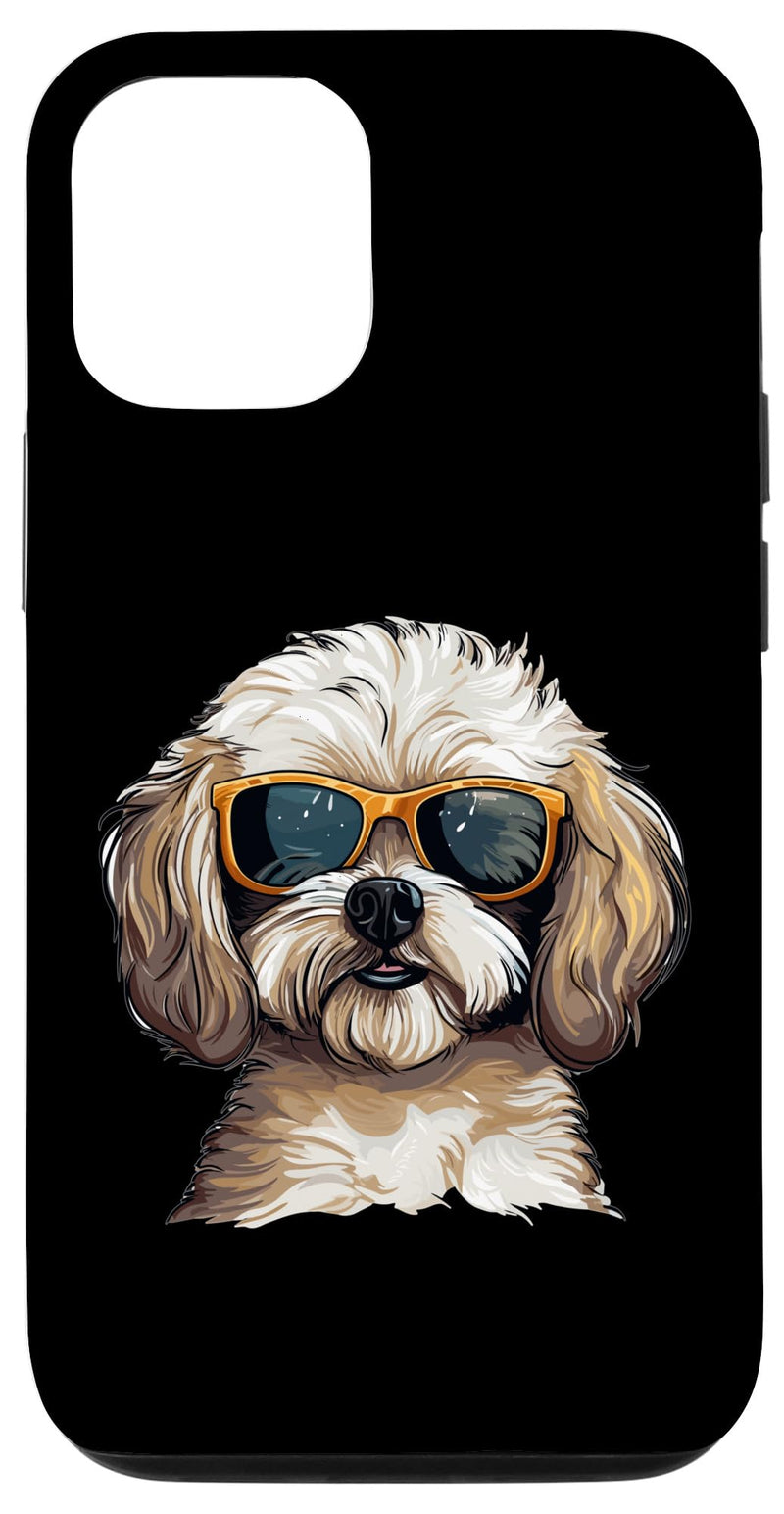 iPhone 15 Pro Maltipoo Dog Breed Pet with Sunglasses Case iPhone 15 Pro - PawsPlanet Australia