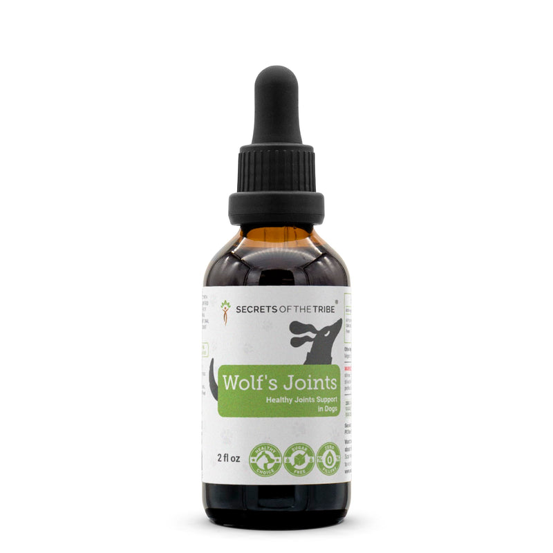 Wolf's Joints | Natural Herbal Dietary Supplement for Dogs | Healthy Joints Support in Dogs | Alcohol-Free Extract, Dandelion Root, Calendula, Chamomile, Lavender, Fennel 2 oz - PawsPlanet Australia