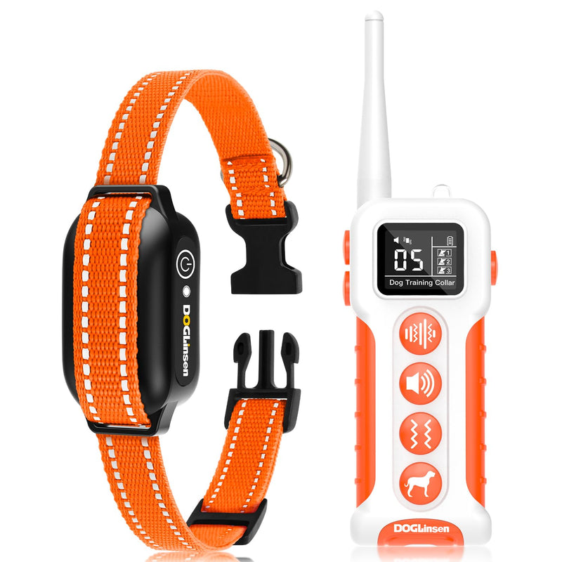 Vibrating Dog Collar No Shock Dog Training Collar, Dog Vibration Collar with Controller 3300ft Range, Vibrating Collar for Dogs, 9 Style Tones and Vibration Collar - PawsPlanet Australia