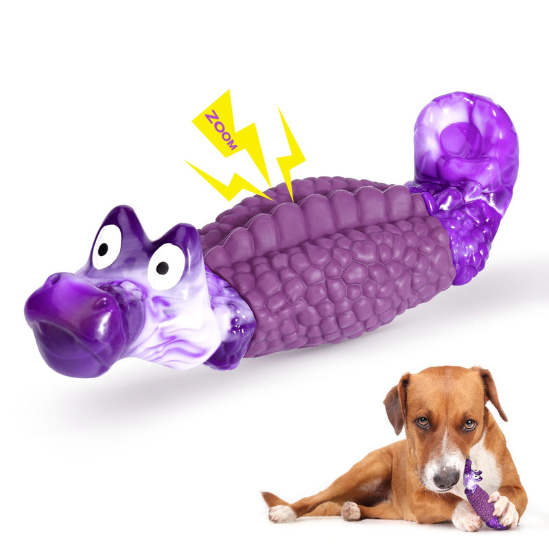 HGB Squeaky Dog Toys for Aggressive Chewers, Tough Indestructible Dog Chew Toy for Large Medium Dogs, Interactive Dog Toys to Keep Them Busy, Dog Toys for Boredom & Enrichment, Bacon Flavor - PawsPlanet Australia