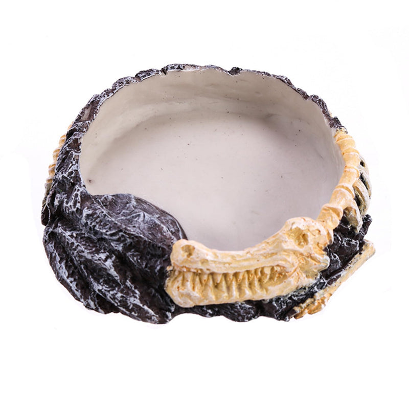 Tfwadmx Hermit Crab Water Bowl, Small Reptile Feeding Dish, Tortoise Water Dish, Hermit Crab Food Dish, Reptile Food Bowl for Geckos Corn Snakes Turtles Small Bowl-1Pcs - PawsPlanet Australia