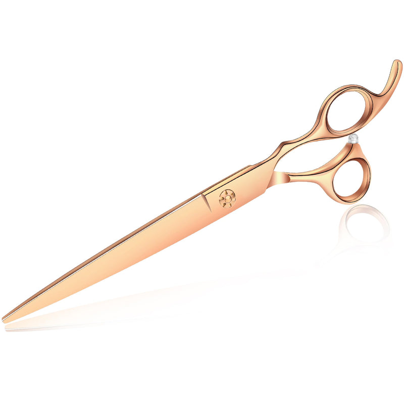 7.5" Dog Grooming Scissors Trimming Cutting Shears Professional for Dog Cat Pet Animal Grooming on Face and Paws Gold Bronze 7.5" Cutter - PawsPlanet Australia