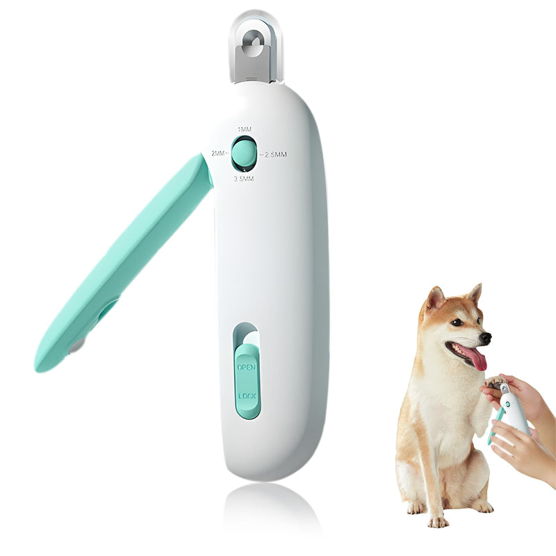 New 2024 Dog Nail Clipper Cat Nail Trimmer, Adjustable Aperture, Safety-First Design, Inbuilt Nail File for Pets Claw Care Pet Grooming - PawsPlanet Australia