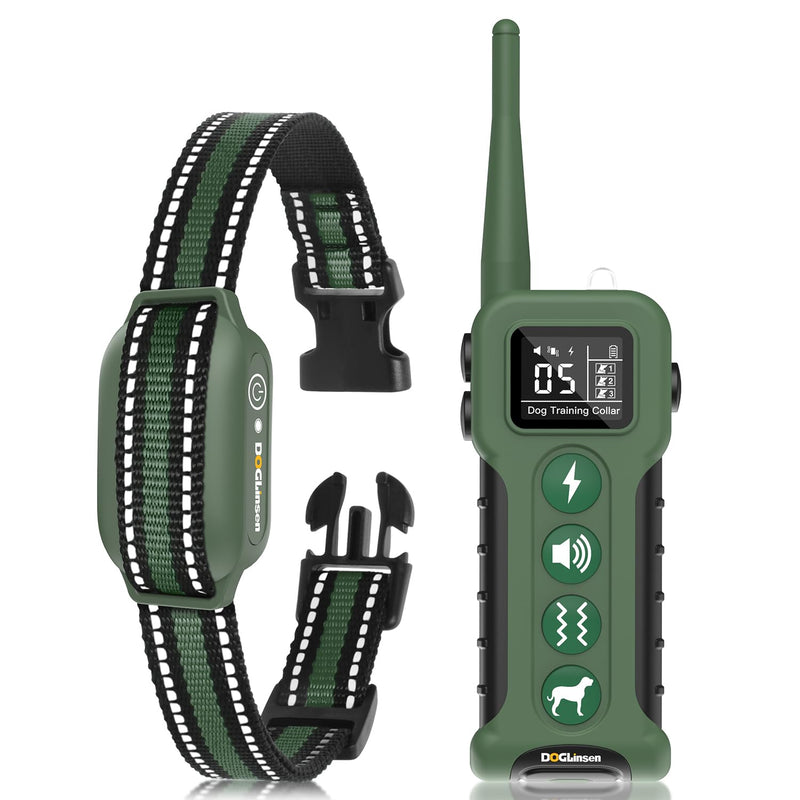 Dog Training Shock Collar with Remote 3300ft Range - Waterproof Shock Collar for 10-110lbs Dogs, Rechargeable E Collar for Dogs Training, Safety Shock Collar(0-16) - PawsPlanet Australia
