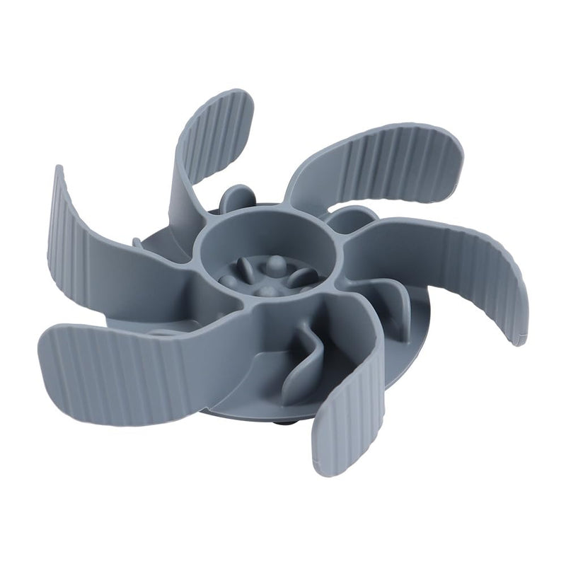 Dog Slow Feeder Dog Bowls Silicone Spiral Dog Food Bowls Feeder Insert to Slow Down Eating for Large Medium Small Breed Dogs Perfect with Stainless Steel Glass Ceramic Dog Bowls (Grey) grey - PawsPlanet Australia