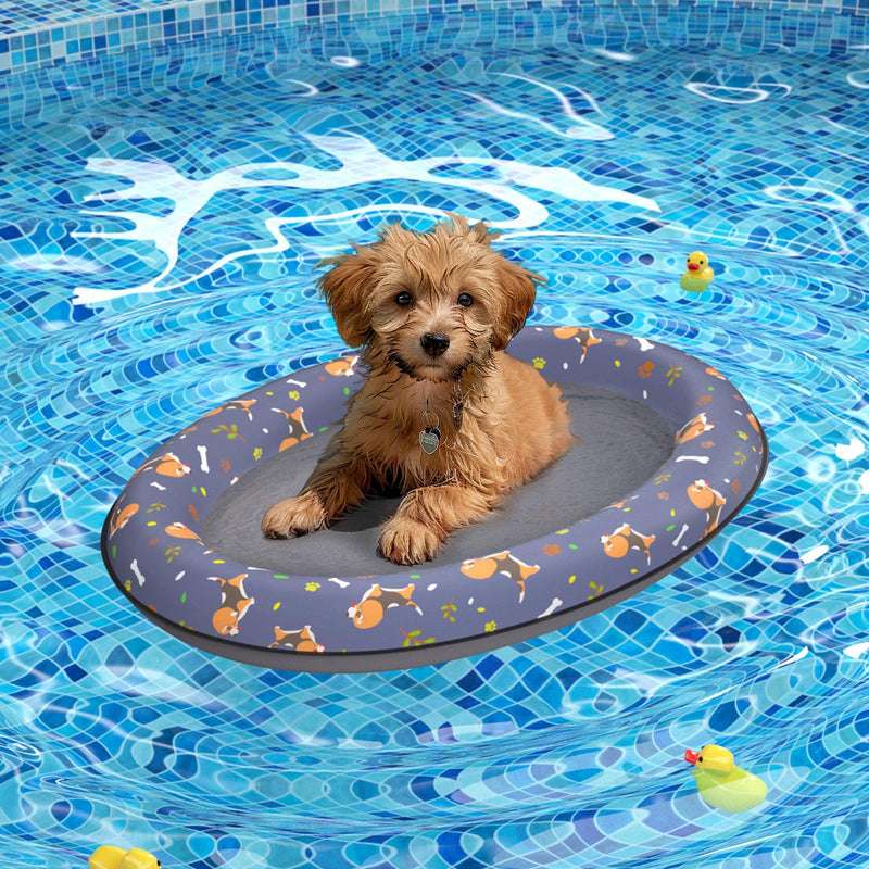 Pet Soft Dog Float Raft - Inflatable Dog Swimming Float for Summer (Small, Dog) Small Dogs - PawsPlanet Australia