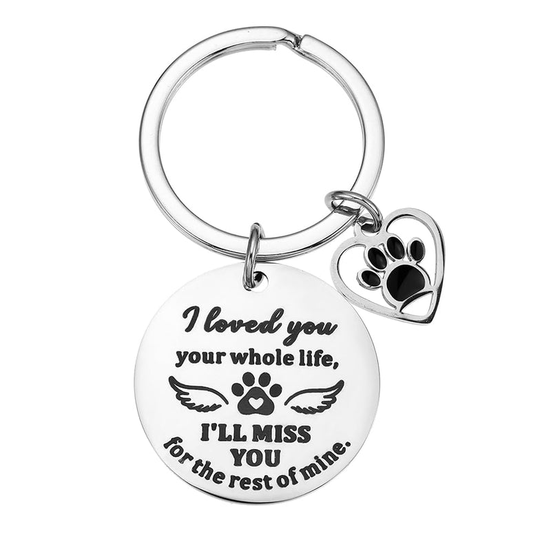 Pet Memorial Present Keychains Dog And Cat Remembrance Bereavement Present Keychain, Loss Of Dog Sympathy Present For Pet Lover Owner - PawsPlanet Australia