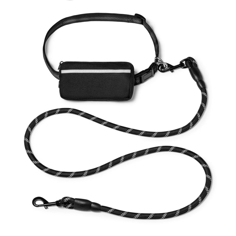 5ft Hands Free Dog Leash, Waist Dog Leash, Heavy Duty Belt Dog Leashes with Zipper Pouch, and Highly Reflective Threads for Walking, Jogging, and Running with Your Dog - PawsPlanet Australia