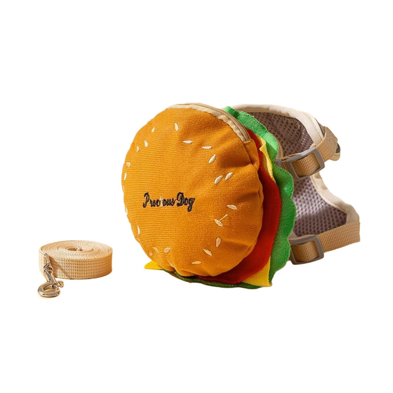 Adjustable Puppies Hamburger Bag for Small Dogs Bag Outdoor Large Self-Carrier Adjustable Vest Leash Service Dog Vest Harness and Leash Set, Medium - PawsPlanet Australia