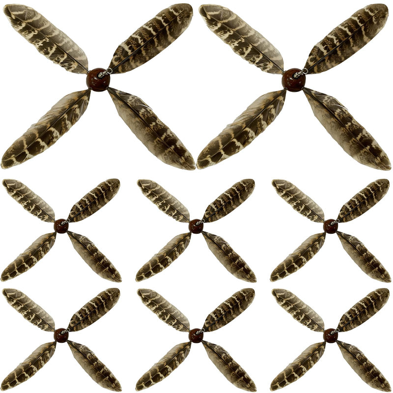 8 Pcs Cat Feather Propeller Refills Propeller Cat Toy Refills Cat Toy Feather Replacement Cat Wand Attachments - PawsPlanet Australia
