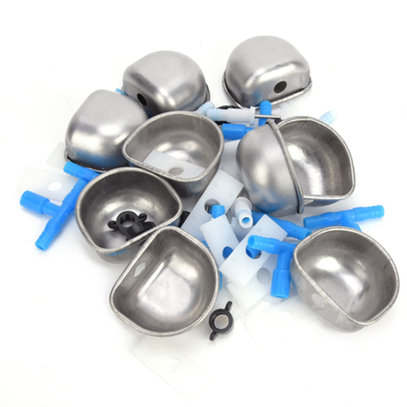 10 Sets Stainless Steel Rabbit Drinker, Nipple Drinking Bowl, Water Feeder for Rabbit, 2.6 X 1.1 in (11) Chazcool8qum1y4b7o-11 - PawsPlanet Australia