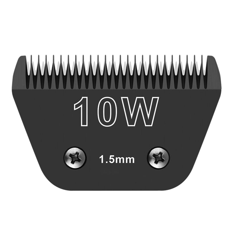 Detachable Pet Dog Grooming Wide Blades-Size 10W Dog Grooming Wide Blade,Compatible with Most Andis,Oster A5,Wahl km10 Clippers -Black