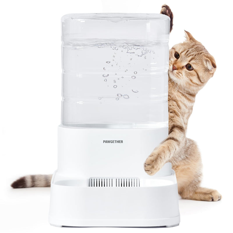 PAWGETHER® Gravity Automatic Pet Water Dispenser with 1 Filter for Cats and Small Dogs 1 Gallon/3.5L Auto Pet Waterer Dog Water Dispenser, Easy to Fill 3.5L 3. Waterer - PawsPlanet Australia