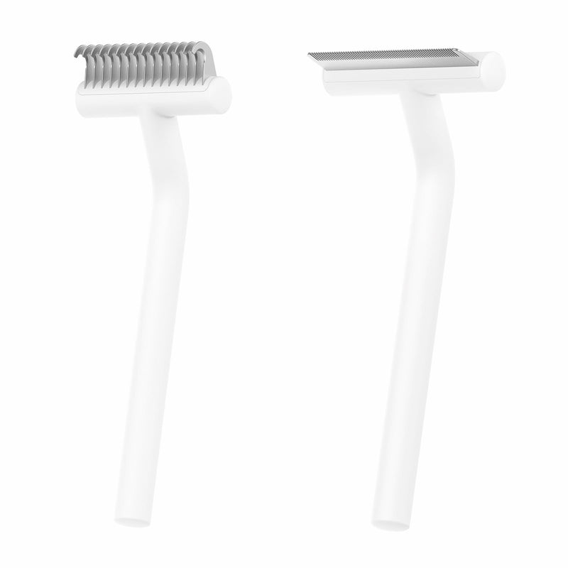 aumuca DeShedding Kit PRO for All Short Hair to All Long Hair, Reduce Shedding by Up to 99%, White - PawsPlanet Australia