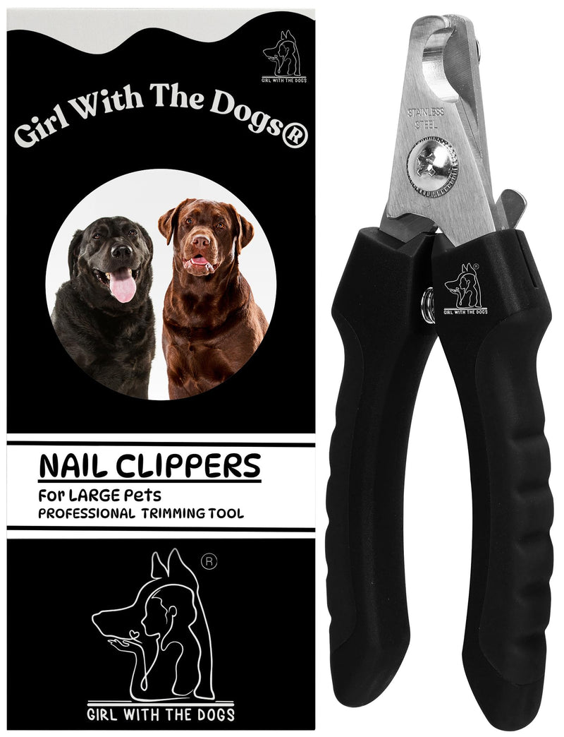 Pet Nail Clippers by Girl With The Dogs, Nail Clippers for Grooming and Claw Care for Cats/Dogs (Large) Large - PawsPlanet Australia