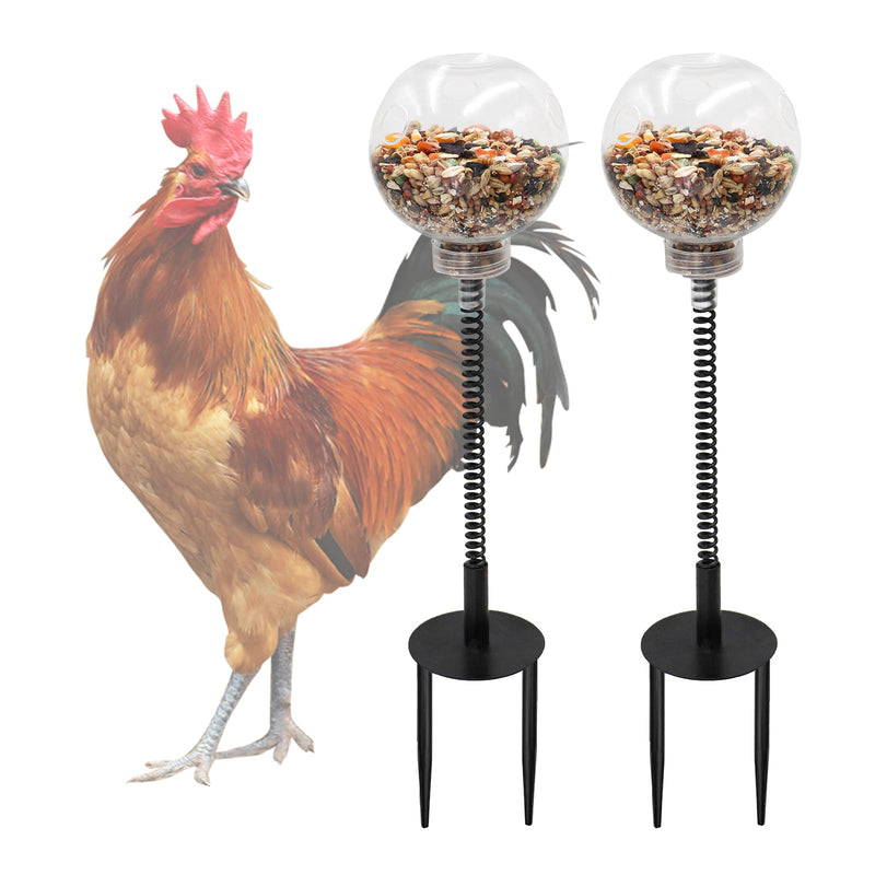 2 Pack Chicken Peck Toy, Chicken Enrichment Toys, Chicken Swing Feeder, Chick Slow Feeder Toy, Chicken Coop Toys for Hens Poultry Duck Birds Parrots - PawsPlanet Australia