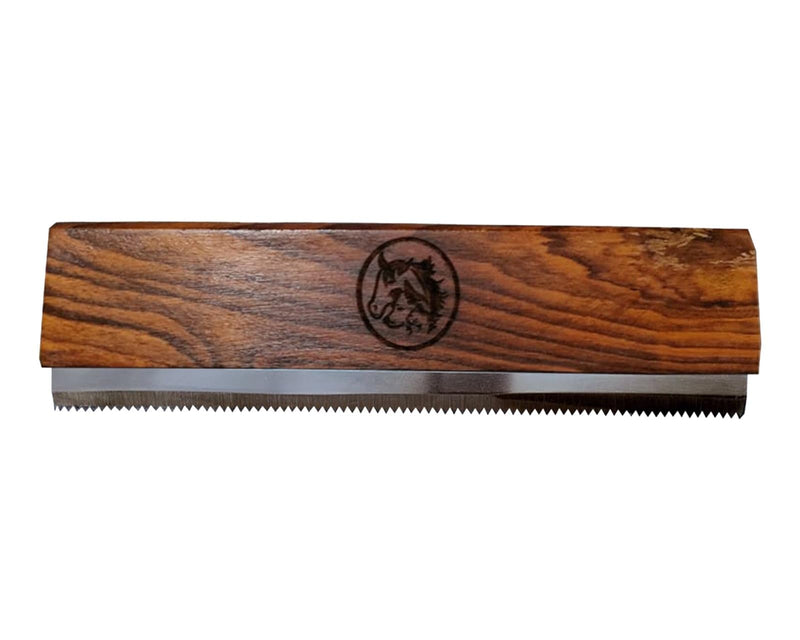 Original Deshedding Grooming Tools for Horse, Cats & Dogs Easy Ergonomic Wooden Handle Professional Brush Grooming Tool, Remove painlessly 95 Percent of Lose Hair Fur & Dirt (8 inch) 8 Inch - PawsPlanet Australia