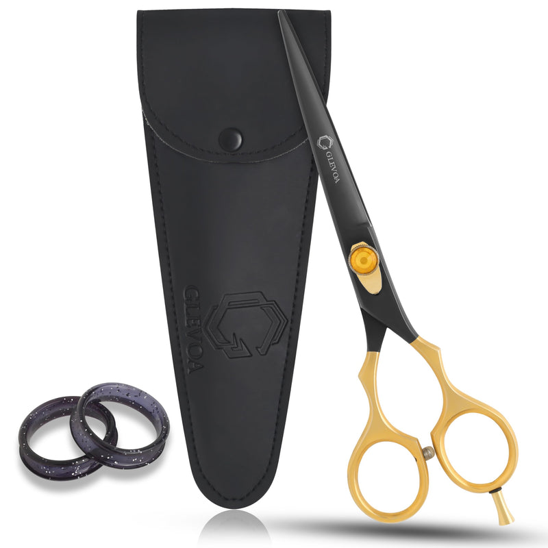 Dog Grooming Scissor-7”Straight Dog Shears for Grooming,Stainless Steel Ergonomic Dog Scissor for Grooming, Sharp Blades Designed for Professional Pet Groomers or Family DIY Use with Adjustable Screw Straight Scissor - PawsPlanet Australia