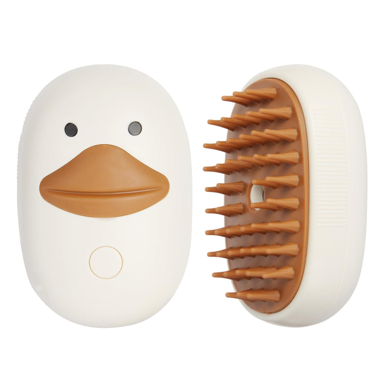 3 in 1 Cat Steam Brush for Shedding Spraing Cleaning and Massaging Dog Pet Hair Brush (White) White - PawsPlanet Australia