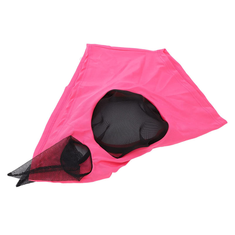 Horse Face Mask Horse Fly MaskHorse Mesh Mask, Knitted Fabric ComHorse Face Maskfortable Effective Horse Fly Mask for Horse Face ProtectionMasks () Pink - PawsPlanet Australia