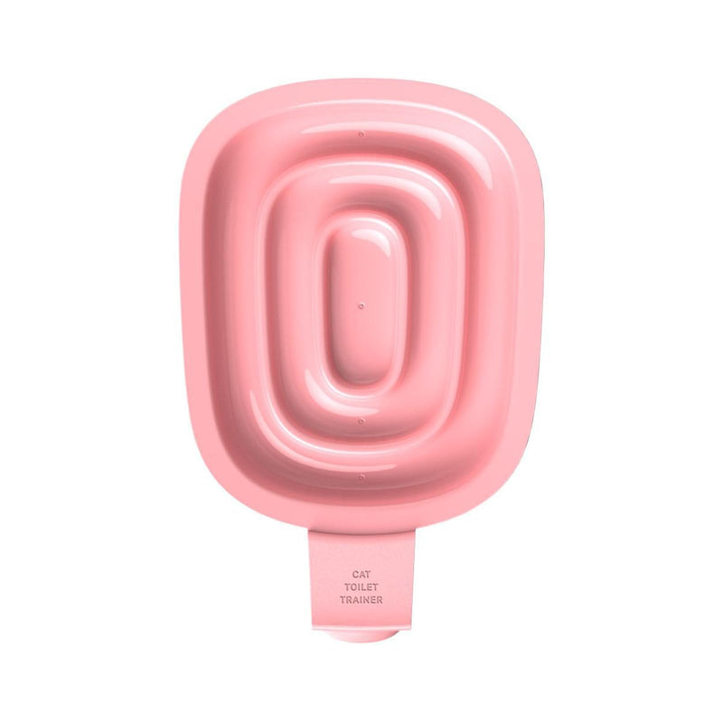 Cats Toilet Trainer for Pet Reusable Plastics Litter Tray Cats Toilet Training Kits Housetraining Cats Toilet Seats Trainer Reusable Cats Toilet Trainer Pink-Inner support - PawsPlanet Australia