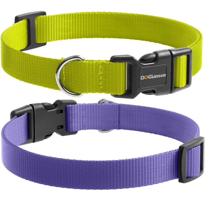 Replacement Collar Strap,E Collar Replacement Strap, 3/4 Inch Replacement Collar for All Vibrating and Anti Bark Training Shock Collars - Durable & Adjustable - Green & Purple - PawsPlanet Australia