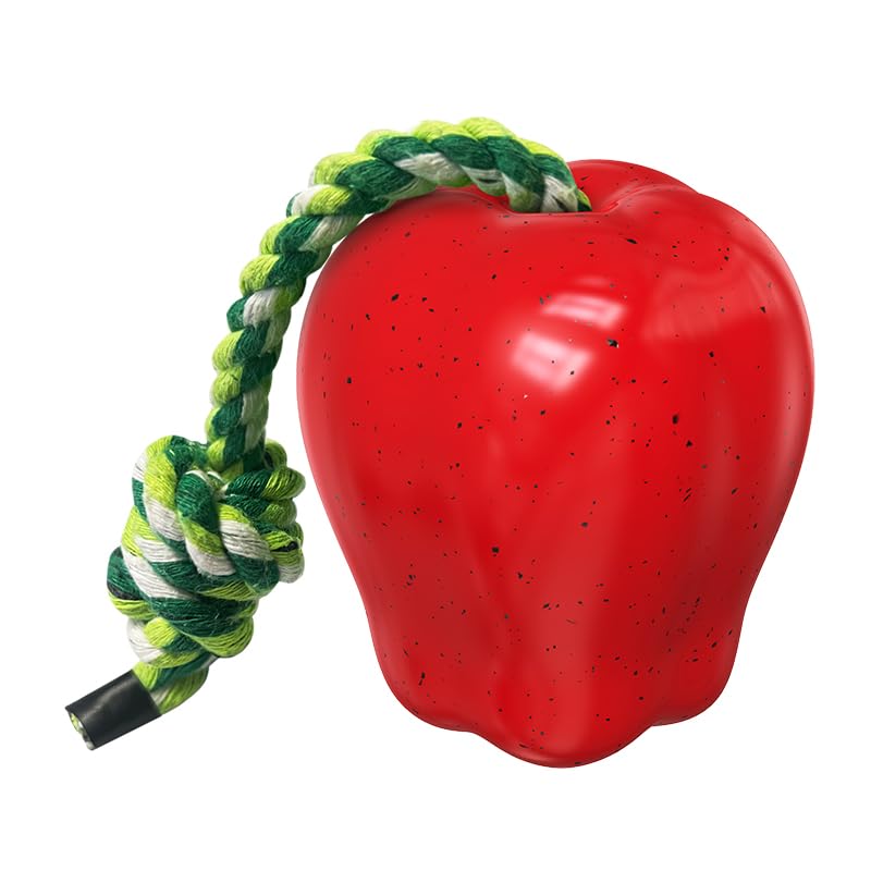 Dog Toy Multi-Functional Pet Toy Long Lasting Dog Chews Squeaky Dog Toys Tough Dog Toys for Gift Red - PawsPlanet Australia
