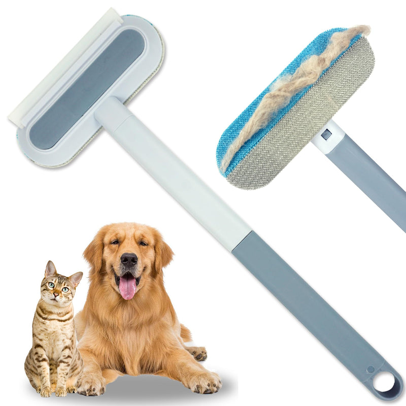 Pet Hair Removal Tool, Dog and Cat Hair Remover for Couch Carpet Furniture, 4 in 1 Multifunctional Pet Hair Removal Broom, Cleaning Brush for Window Tile, Reusable Washable, 1 Piece - PawsPlanet Australia