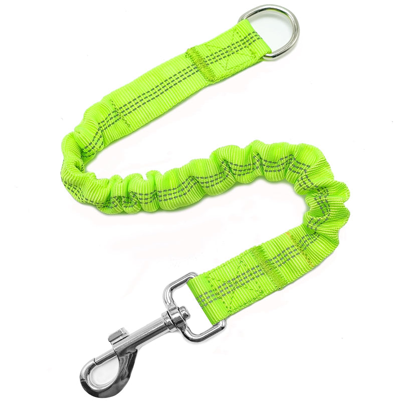 Bungee Dog Leash Extender, 18 Inch Nylon Elastic Extension Shock Absorbing, Works with Any Leash, Multifunctional Dog Lead for Medium Large Dogs Walking Training Running (Green) green - PawsPlanet Australia