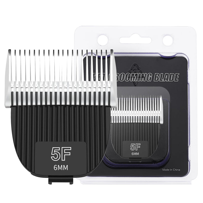 1Pack Flash Clipper Professional Detachable Replacement Blades,Compatible with Kenchii Flash Clipper Blade（Size 5F-6mm ） - PawsPlanet Australia