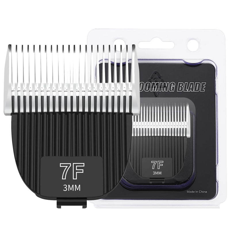 1Pack Flash Clipper Professional Detachable Replacement Blades,Compatible with Kenchii Flash Clipper Blade（Size 7F-3mm ） - PawsPlanet Australia