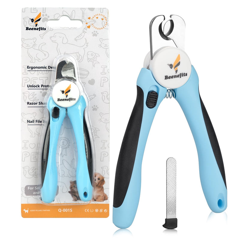 Large Dog Nail clippers with Sharp Stainless Steel Blade for Smooth Cutting, Ergonomic TPE Handle Special Baffle to Avoid Flying Nail Fragments, Hidden Nail File (Large/Medium) Large/Medium - PawsPlanet Australia