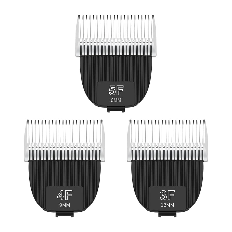 3F+4F+5F Flash Clipper Professional Detachable Replacement Blades,Compatible with Kenchii Flash Clipper Blade,3 Pack