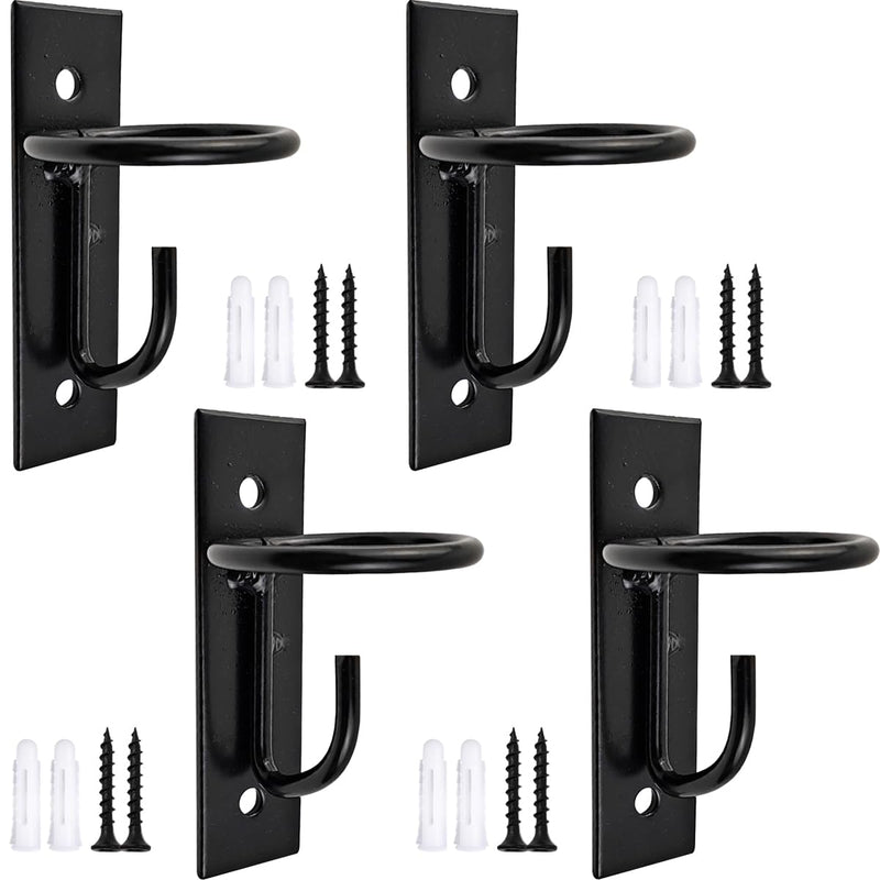4PCS Bucket Hooks for Horses Equestrian Bucket Hook Metal Water Bucket Hangers Horse Stalls Feed Bucket Barn Farmhouse Supplies (4) 4 - PawsPlanet Australia