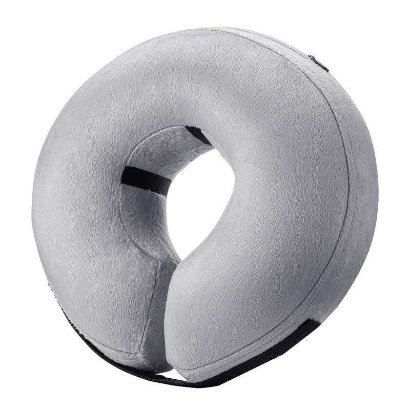 Dog Inflatable Cone Collar for XLarge Dogs,Grey [Neck:18"-25"] X-Large Grey - PawsPlanet Australia