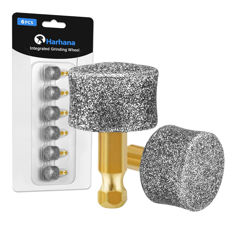 Dog Nail Grinder Wheels Heads Bits, Diamond Grinding Heads for Casfuy, LOPSIC, YABIFE, Primens, LuckyTail, boomki, Petsaunter and IREDOON -(Premium 6 Packs) - PawsPlanet Australia
