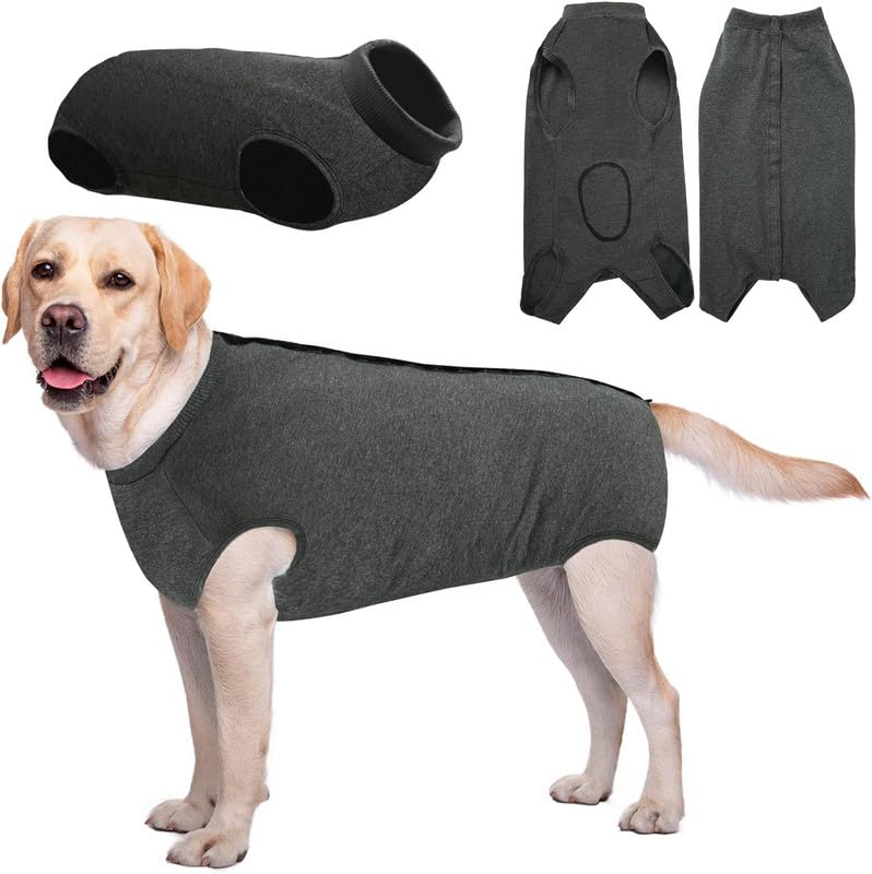 AURUZA Recovery Suit for Dogs Cats After Surgery, Dog Onesie for Surgery Recovery, Dog Surgery Recovery Suit Small Medium Large Dogs, Anti Licking Dog Surgical Suits 2XL - PawsPlanet Australia