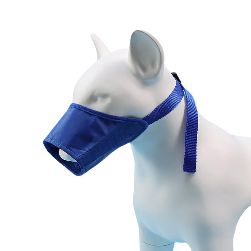 Dog Muzzle Soft and Breathable Prevents Barking, Chewing and Biting Allows Panting and Drinking Pet Supplies for Small, Medium and Large Dogs Suitable for outings, walks, training (2# 5.51in,Blue) 2# 5.51in Blue - PawsPlanet Australia