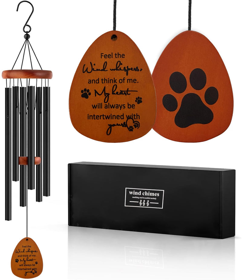 Dog Memorial Gifts for Loss of Dog, 26" Pet Memorial Wind Chime, Loss of Dog Sympathy Gift, Pet Memorial Gifts for Dogs, Pet Remembrance Gift in Memory of Dog Cat - PawsPlanet Australia