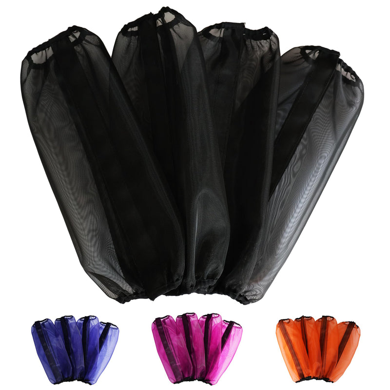 Horse Leggings Fine Mesh Horse Fly Boots Breathable Horse Boots Leg Wraps (Set of 4) Universal Size Provide Protection for Your Horse Against Horsefly Black - PawsPlanet Australia