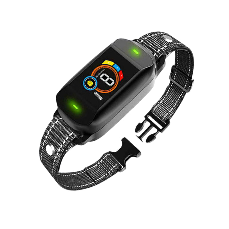 Dog Bark Collar, Rechargeable Smart Collar, Anti Barking Training Collar with 5 Adjustable Sensitivity Beep Vibration Shock, Bark Collar for Large Medium Small Dogs - Black Color Dog Collar - PawsPlanet Australia
