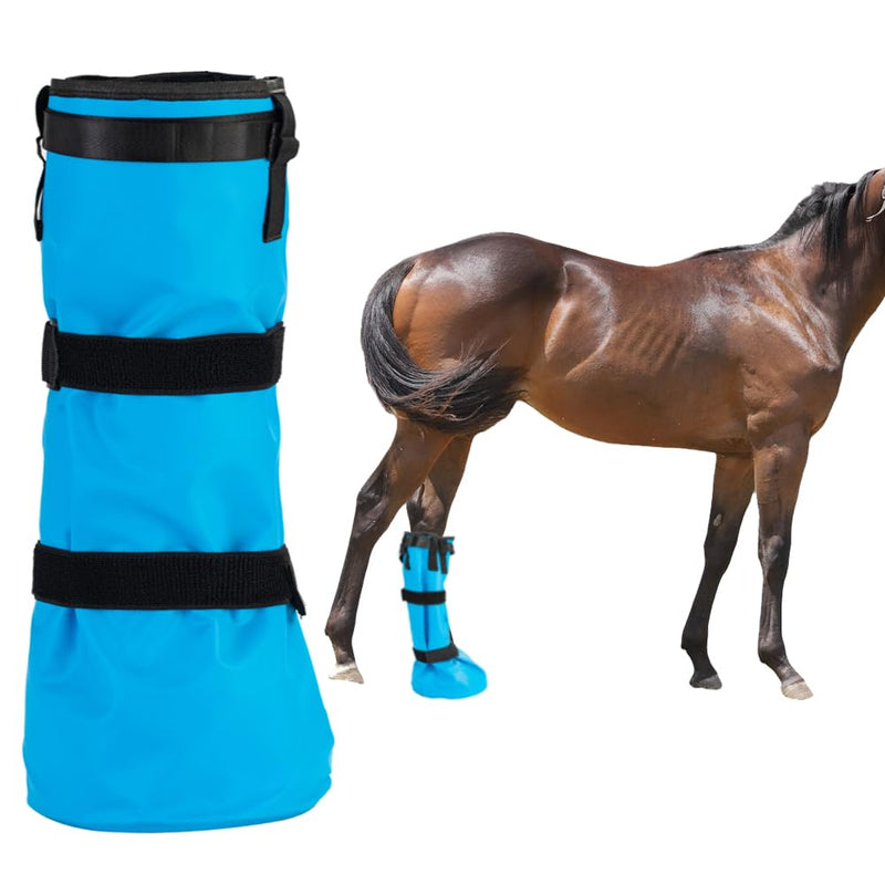 Easy Use Hoof Soaking Boot for Horses?Horse hoof Boots,Horse Soaker Bag, Hooves Care Treatment Bucket, hoof Boots for Horses ??? 1 - PawsPlanet Australia