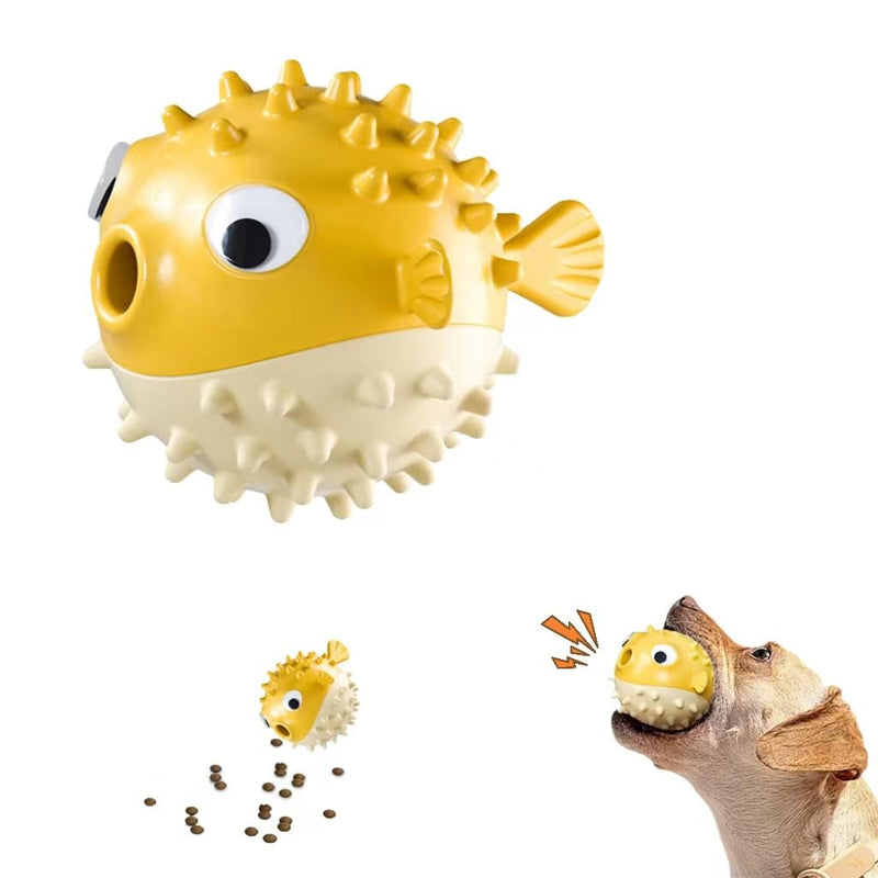 Interactive Dog Toys for Treat Dispensing Dog Chew Toys for Medium and Large Dogs,Educational Dog Toy (yellow) yellow - PawsPlanet Australia