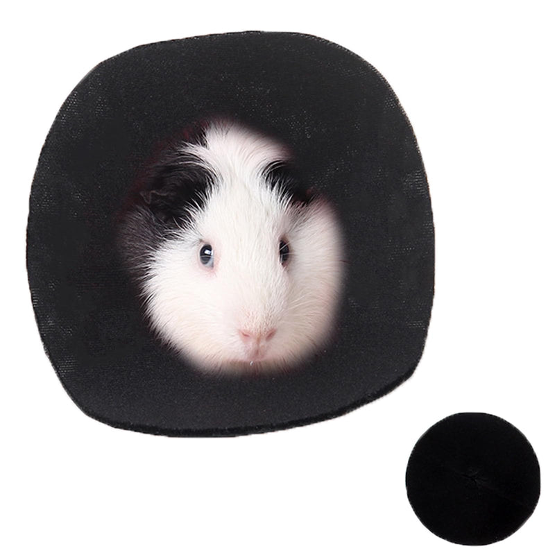 Hamster Recovery Collar Protection Cone After Surgery, Small Animals Adjustable Protection Collar for Rat Bird Rabbit Guinea Pig, Anti-Lick Anti-bite Pet Elizabeth Collar (Black, L) Black - PawsPlanet Australia