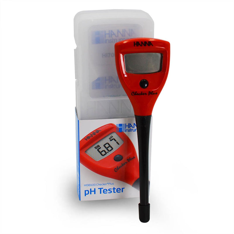 HI98100 Hanna checker Plus PH Tester for Aquarium Pool and Pond water Calibration - PawsPlanet Australia