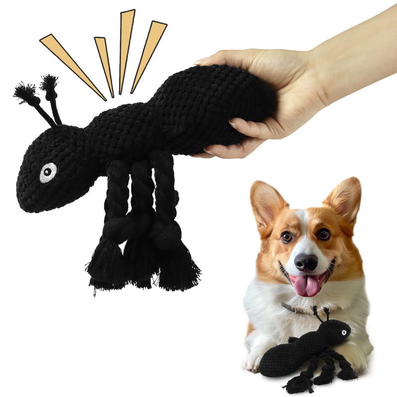 ant Plush Dog Toys Which Puppy Stuffing and Ant Scream，Boring Interactive for Separation Anxiety Suitable for Small and Medium Dogs to Chew and Play (Ant) - PawsPlanet Australia