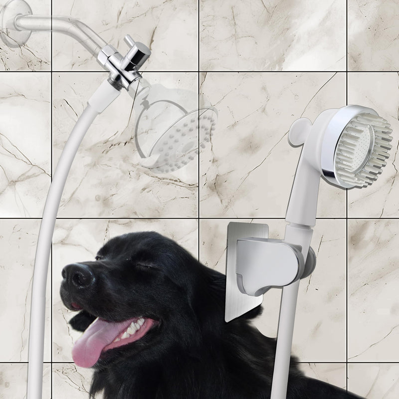 YOO.MEE Pet Shower Attachment for Bath Tub, Grooming Teeth Shower for Gog Washing and Pet Showering, Hair Rinse, Tub and floor Cleaning, W/Brass Diverter, W/ 59'' Hose - PawsPlanet Australia