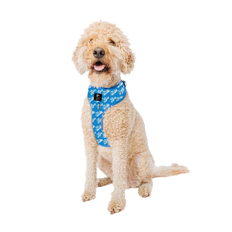 Sassy Woof Dog Adjustable Harness - Ken™ - L, Breathable Mesh, No Pull Design with Two D-Rings, Patented Design, Ideal for Large Dogs - Officially Licensed - PawsPlanet Australia