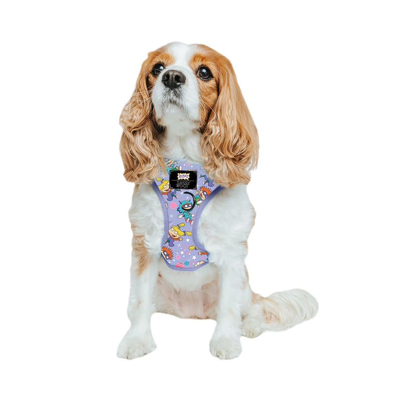 Sassy Woof Dog Adjustable Harness - Nickelodeon Rugrats™ - S, Breathable Mesh, No Pull Design with Two D-Rings, Patented Design, Perfect for Small Dogs and Puppies - Officially Licensed - PawsPlanet Australia